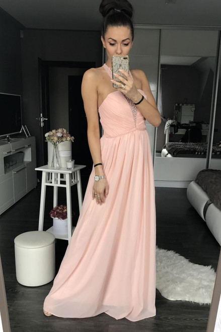 pink - Long dress model 93954 YourNewStyle U704-93954