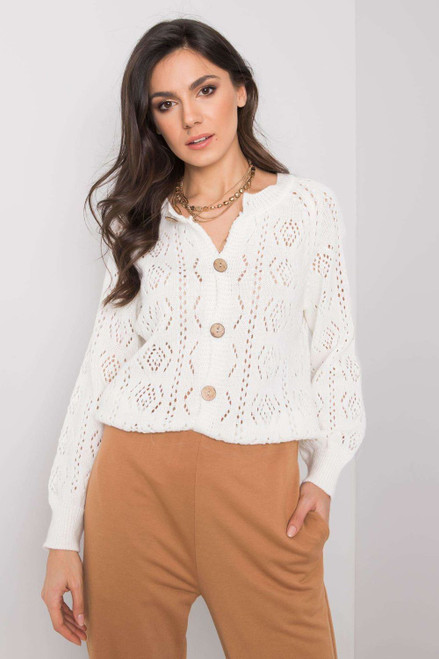 beige - Cardigan model 159780 Och Bella U704-159780