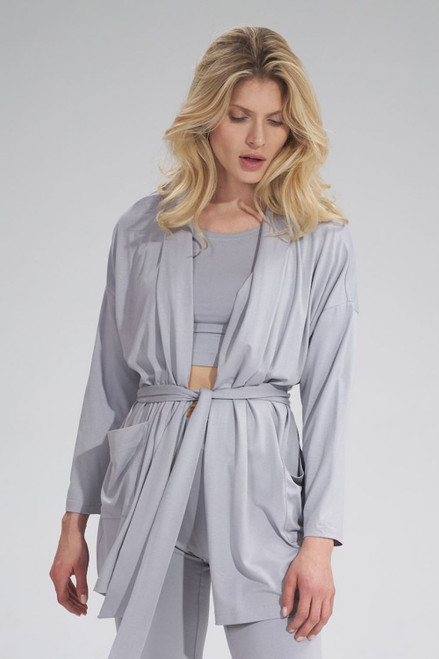 grey - Sweatshirt model 154722 Figl U704-154722