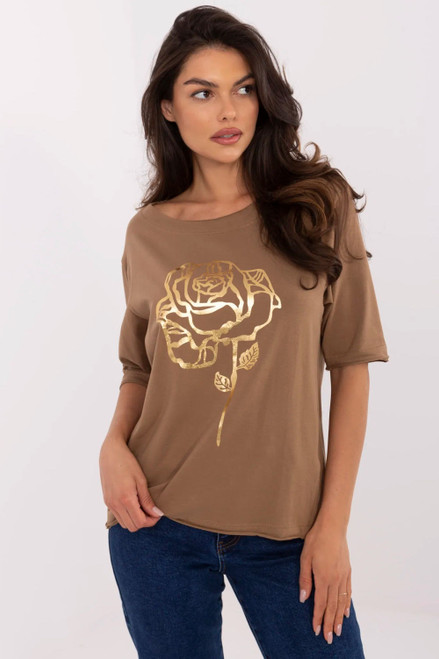 brown - Blouse model 213094 Factory Price U704-213094