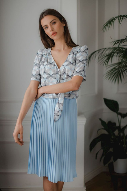 multicolor - Short sleeve shirt model 143906 Lenitif U704-143906