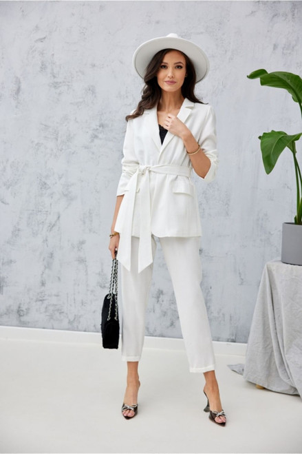 beige - Women trousers model 172948 Roco Fashion U704-172948