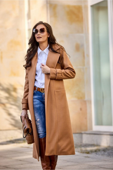 brown - Coat model 185980 Roco Fashion U704-185980