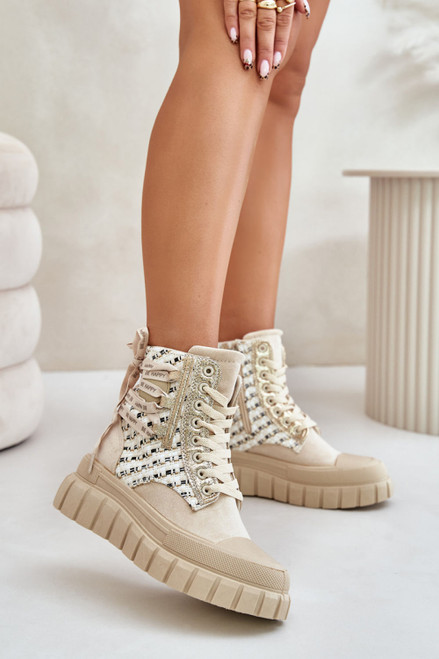 beige - Sneakers model 201925 Step in style U704-201925
