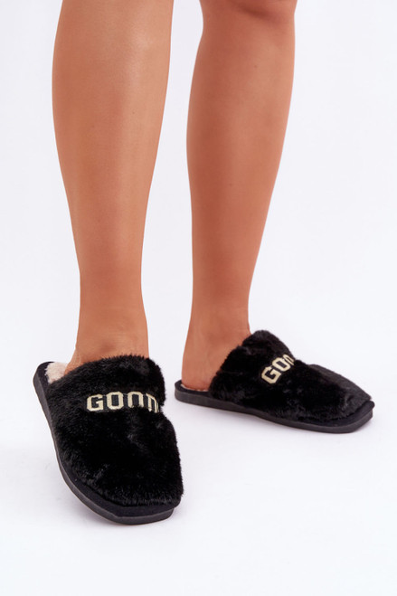 black - Slippers model 204940 Step in style U704-204940