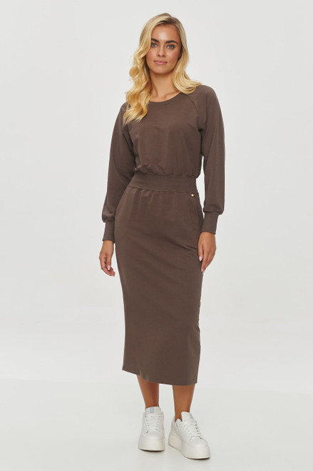 brown - Daydress model 200041 Makadamia U704-200041