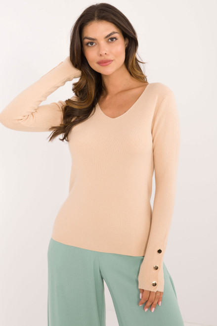 beige - Jumper model 200183 AT U704-200183