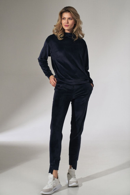 navy blue - Tracksuit trousers model 151805 Figl U704-151805
