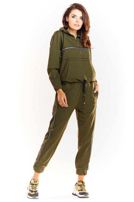 green - Tracksuit trousers model 139599 Infinite You U704-139599