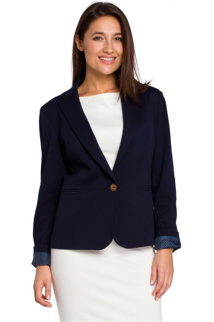 navy blue - Jacket model 130424 Stylove U704-130424