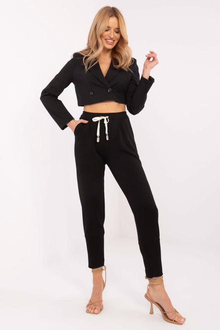 black - Tracksuit trousers model 208160 Italy Moda U704-208160