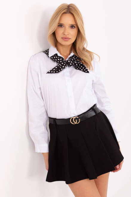 white - Long sleeve shirt model 204361 Italy Moda U704-204361