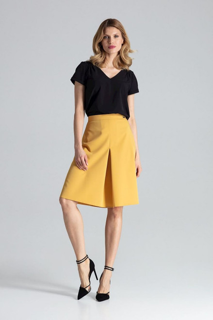 yellow - Skirt model 132468 Figl U704-132468