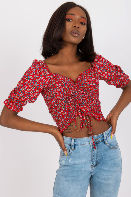 red - Blouse model 168889 Rue Paris U704-168889
