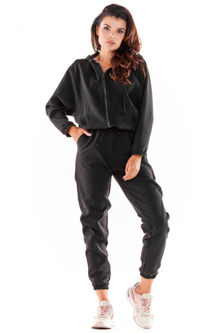 black - Tracksuit trousers model 178654 awama U704-178654