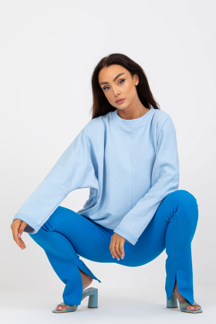 blue - Sweatshirt model 169642 Rue Paris U704-169642