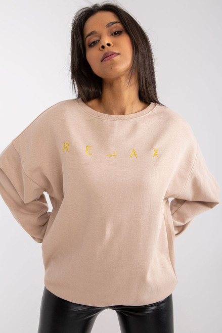 beige - Sweatshirt model 170409 Ex Moda U704-170409