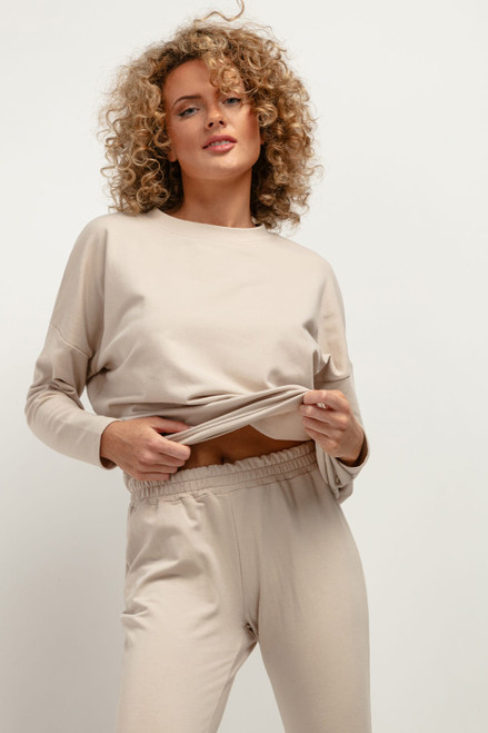 beige - Sweatshirt model 183220 Tessita U704-183220