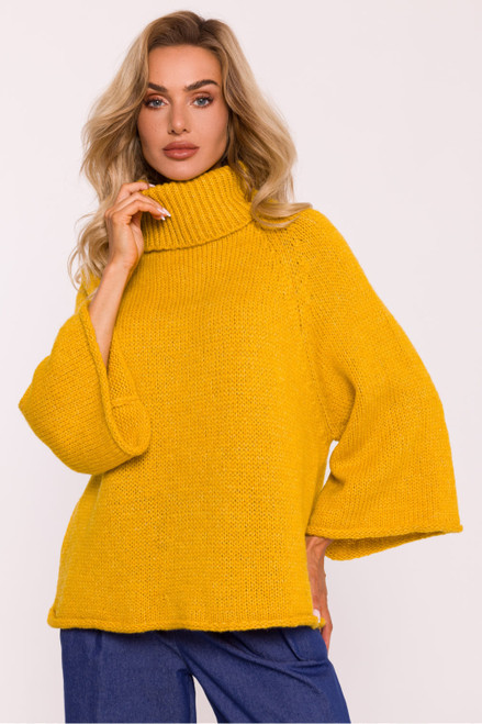 yellow - Turtleneck model 200914 Moe U704-200914
