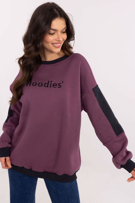violet - Sweatshirt model 206613 Factory Price U704-206613