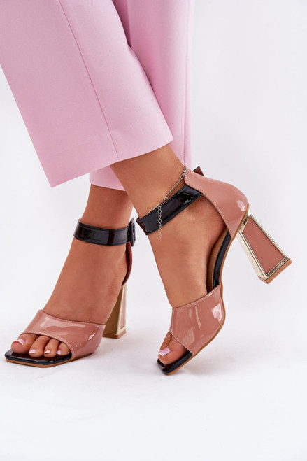 pink - Heel sandals model 212824 Step in style U704-212824