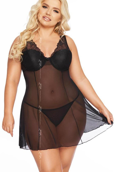 black - Sexy set model 206926 SoftLine Collection U704-206926