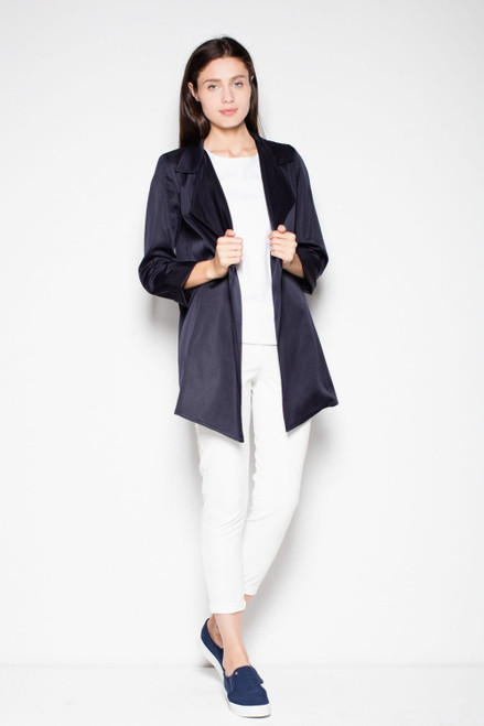 navy blue - Coat model 77420 Venaton U704-77420