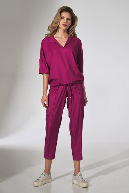violet - Women trousers model 151818 Figl U704-151818