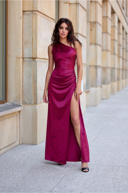 red - Long dress model 207005 Roco Fashion U704-207005