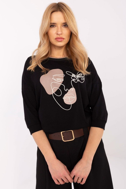 black - Blouse model 208232 Relevance U704-208232