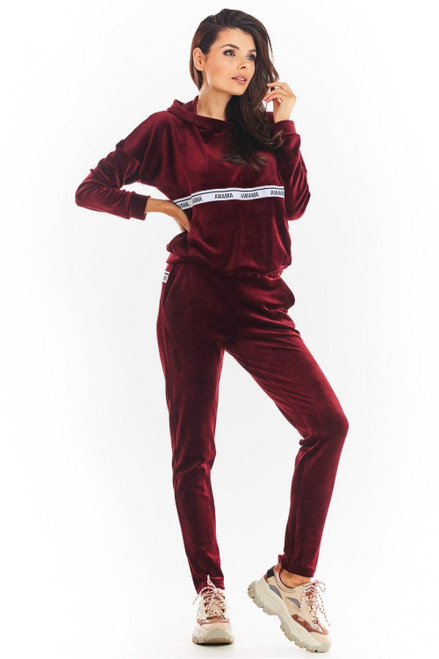 red - Tracksuit trousers model 149786 awama U704-149786