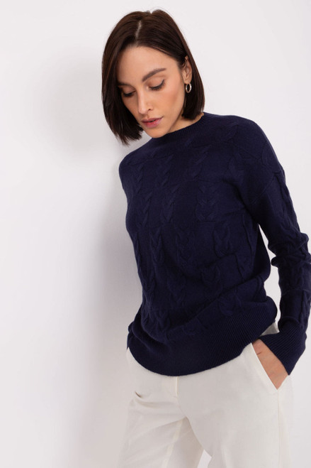 navy blue - Jumper model 208306 AT U704-208306