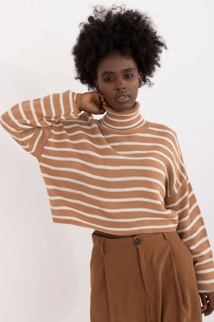 brown - Turtleneck model 199109 Badu U704-199109