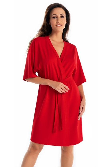 red - Bathrobe model 183047 Teyli U704-183047