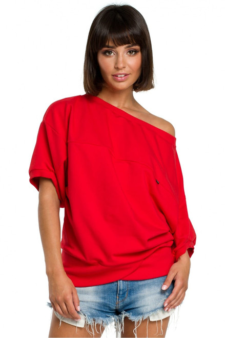 red - Sweatshirt model 118596 BeWear U704-118596