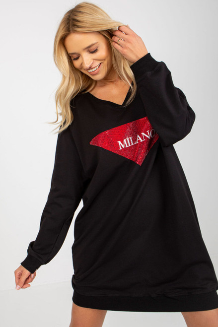 black - Sweatshirt model 206026 Factory Price U704-206026