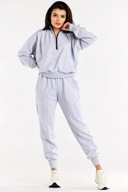 grey - Tracksuit trousers model 188049 Infinite You U704-188049