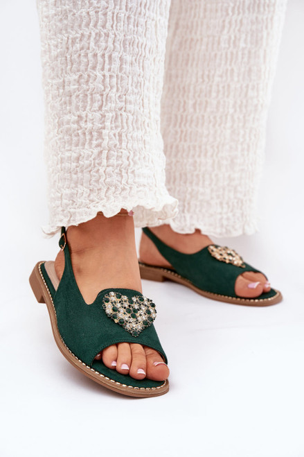 green - Sandals model 211638 Step in style U704-211638