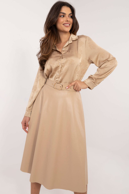 beige - Skirt model 202401 Italy Moda U704-202401