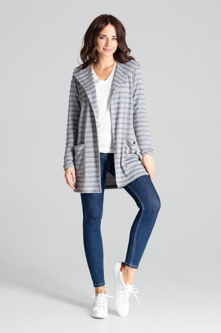grey - Cardigan model 139344 Lenitif U704-139344