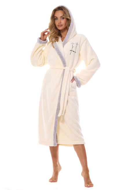 beige - Bathrobe model 199368 L&L collection U704-199368