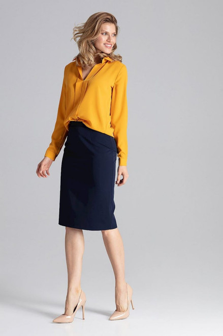 yellow - Blouse model 130147 Figl U704-130147