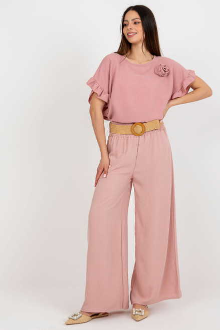 pink - Women trousers model 180204 Italy Moda U704-180204