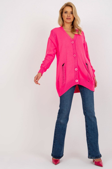pink - Cardigan model 175750 Rue Paris U704-175750