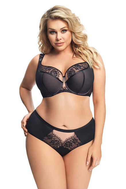 black - Semi-soft model 158893 Gorsenia Lingerie U704-158893