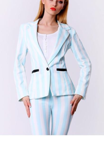 blue - Jacket model 29081 YourNewStyle U704-29081