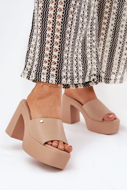 beige - Flip-flops model 209944 Step in style U704-209944