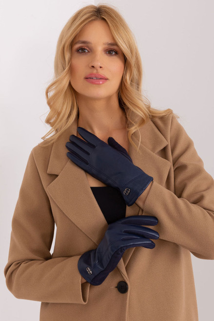navy blue - Gloves model 190848 AT U704-190848