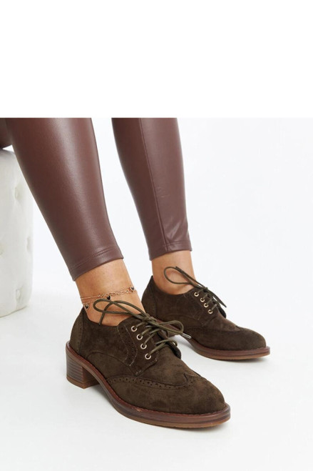 green - Half shoes model 206473 Solea U704-206473