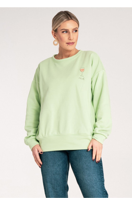 green - Sweatshirt model 214913 Figl U704-214913